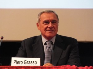 Il Presidente del Senato Piero Grasso