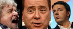 berlusconi-renzi-grillo