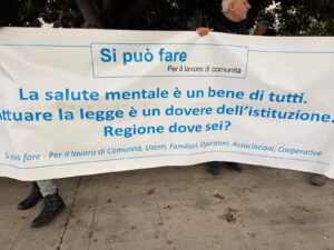 striscione disabili