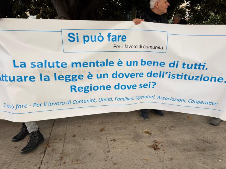 striscione disabili