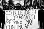 striscione funerale