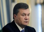 Ukrainian President Yanukovich is seen during his meeting with European Commissioner for Enlargement and European Neighbourhood Policy Fule in Kiev